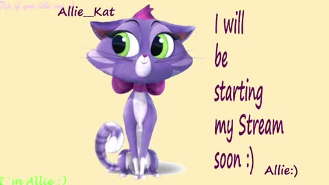 Allie online show from April 3, 2:48 pm