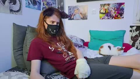 Snapshot of neko_nyaaa chatting on October 4, 8:09 pm Neko online show from October 4, 8:09 pm