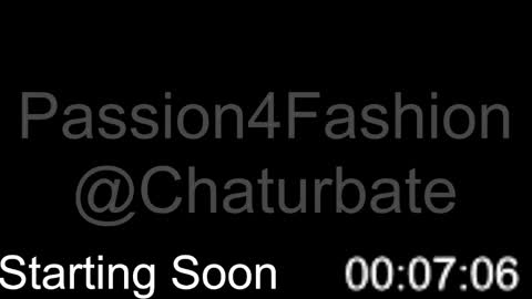 Passion4Fashion online show from March 1, 7:26 pm
