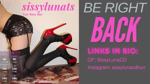 SissyLunaTS online show from January 7, 9:10 am