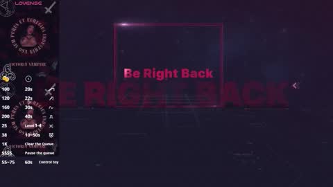 Victoria Vampire online show from October 27, 6:32 am