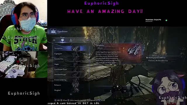EuphoricSigh online show from July 16, 6:19 am