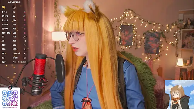 koshkasenpai online show from February 7, 3:45 am